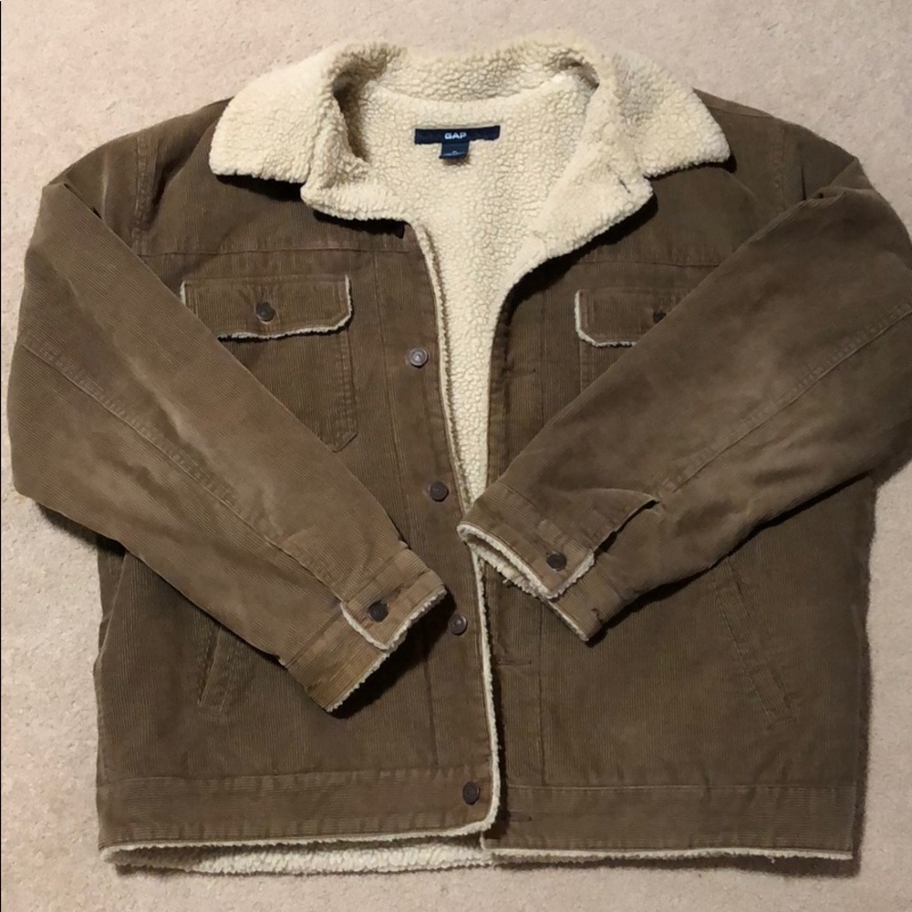 Men’s Gap fleece lined corduroy jacket